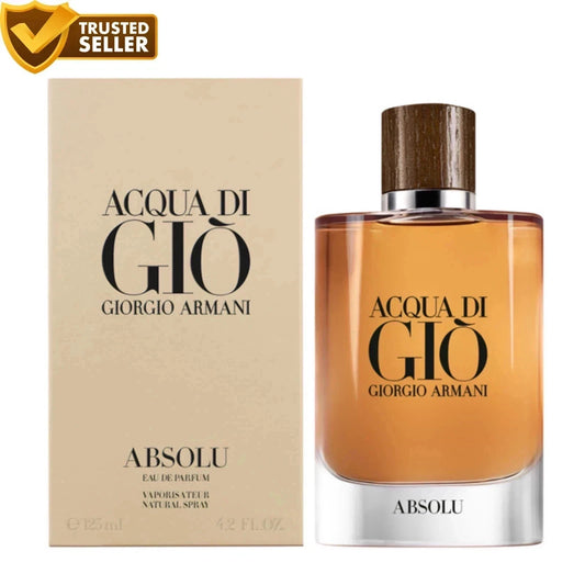 Acqua Di Gio Absolu by Giorgio Armani 4.2 oz / 125ml EDP Cologne Men Brand New