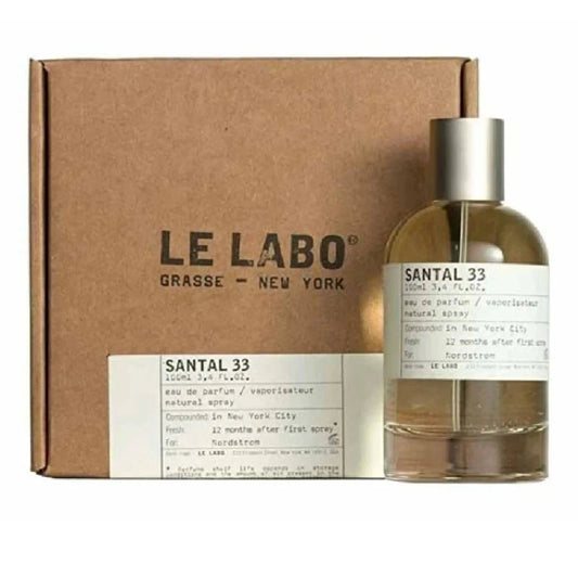 Le Labo Santal 33 3.4 Oz / 100 ML Unisex Eau de Parfum spray New In Box
