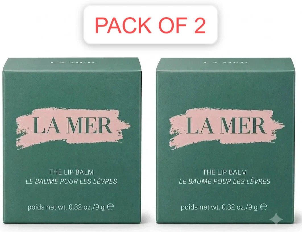 PACK OF 2 La Mer The Lip Balm 0.32 oz 9g NeW &FRESH STOCK & Sealed Box