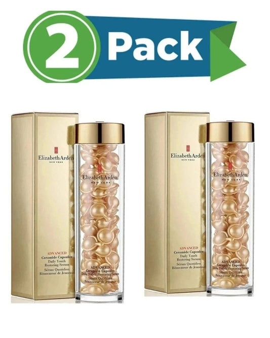 2 Pack Elizabeth Arden Advanced Ceramide Daily Youth Restoring Serum 90 Capsule