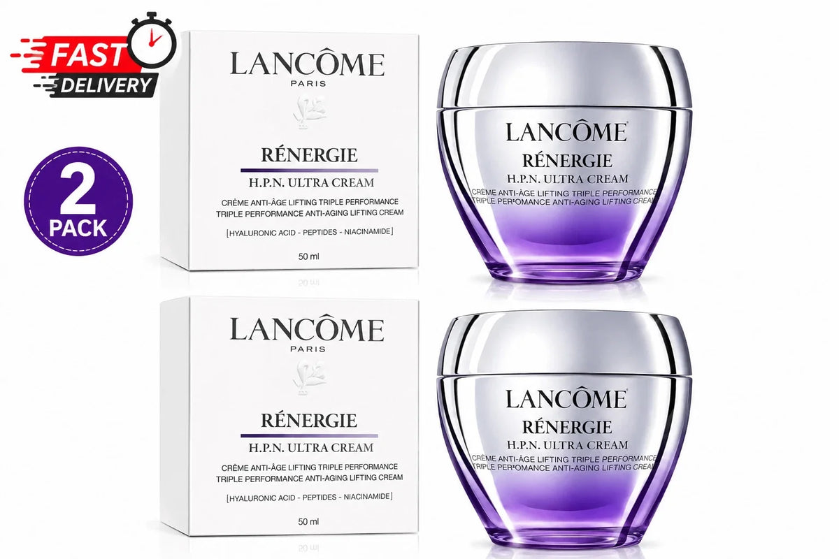 2 Pack Lancome Renergie HPN Ultra Cream 50ml/1.69oz New USA Free Shipping