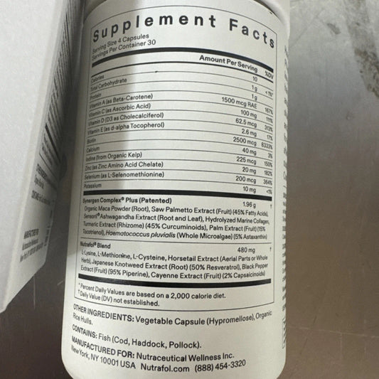 NUTRAFOL "Women's Balance" Hair Growth Supplements (120 Pills)